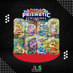 Pokemon TCG Scarlatto & Violetto – Evoluzioni Prismatiche - Box 8 Mini Tin