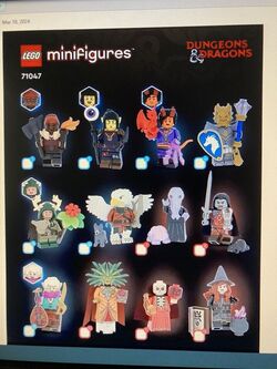 LEGO - Minifigures - Dungeons & Dragons - 71047 - Display Box da 36 Minifigures